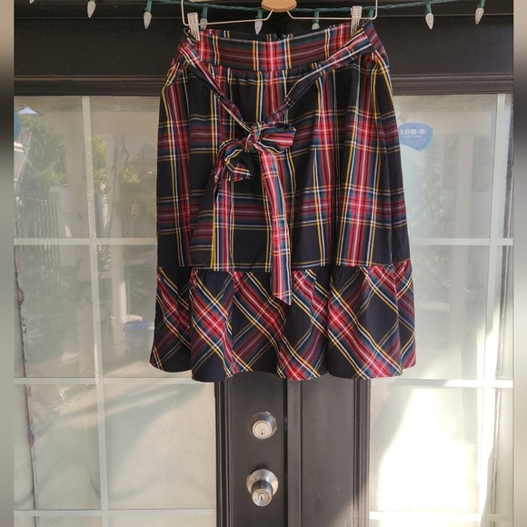 J. Crew Tartan Plaid  Skirt - Picture 3 of 5